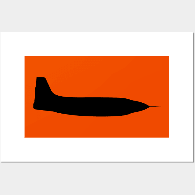 Bell X-1 - Rocket Powered X-Plane Wall Art by Vidision Avgeek